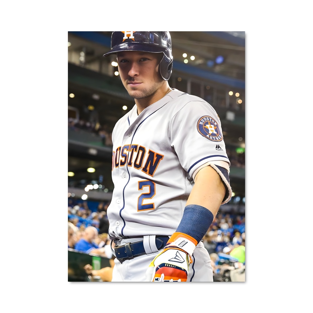 Poster Alex de bregman – affiche Baseball